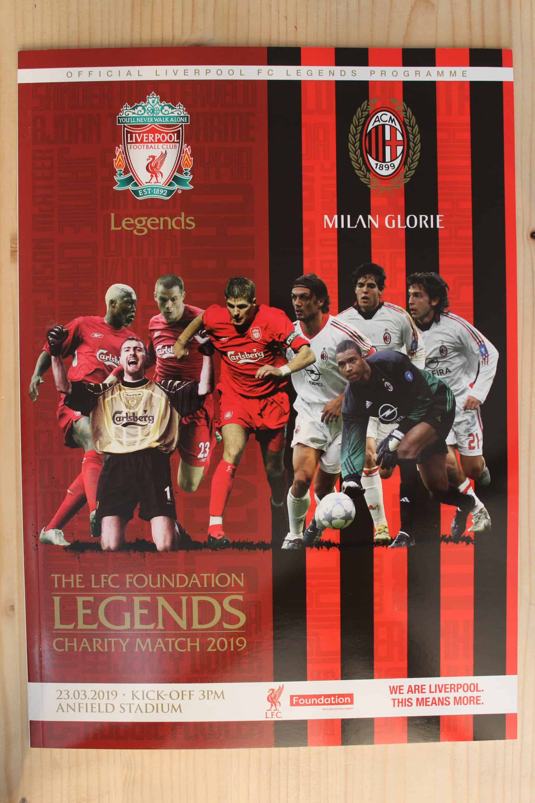 Liverpool (Legends)  v Milan Glorie XI